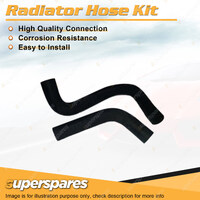 Upper+Lower Radiator Hose Kit for Holden Rodeo KBD26 KBD41 2.0L C190 1981-1982