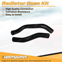 Upper+Lower Radiator Hose for Toyota Cressida MX62 2.8L SOHC EFI 5M-E 1981-1984