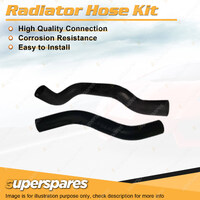 Upper+Lower Radiator Hose for Toyota Crown MS112R 2.8L SOHC EFI 5M-EU 1979-1983