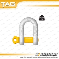 TAG D-Shackle - Thickness 10mm Load Rate 1000kg Carbon Steel Bulk Packed