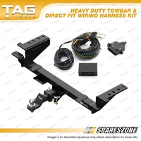 TAG Heavy Duty 1-Piece Towbar Kit Brink Wiring for Ford Ranger PY T6.2 Ute 22-On