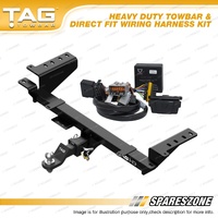 TAG Heavy Duty Towbar & Direct Fit Wiring Kit for Ford Ranger PY T6.2 Ute 22-24