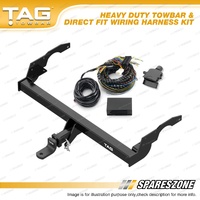 TAG Heavy Duty Towbar & Direct Fit Wiring Kit for Ford Ranger PX 2.2L 3.2L 15-22