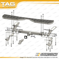 TAG Rear Step & Towbar Kit for Renault Master X62 FV EV HV UV 2.3L Diesel 11-On