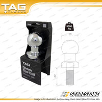 1 pc TAG Tow Ball - Chrome Load Rate 3500kg 62mm Shank 50mm Thread