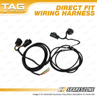TAG Towbar Wiring Direct Fit for Jeep Wrangler JK Wagon 07-On No Reverse Sensors