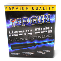 Top Gun Spiral Wire Spark Plug Ignition Leads Set for Harley Davidson FLH TG2010