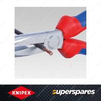 Knipex Snipe Long Nose Cutting Plier - 200mm Half-round Long Pointed Jaws