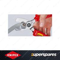 Knipex 1000V Cable Shears - 200mm with Twin Cutting Edge Chrome-plated Shears