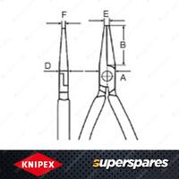 Knipex Electronics Plier ESD - Length 115mm for Gripping Holding & Bending