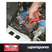 Toledo Cable Cutter & Stripper 160mm with Curved blade & dual ground cutting