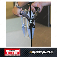 Toledo 2pc Heavy Duty Glass Panel Carrying Set - Up to 160kgs 80 x 200mm