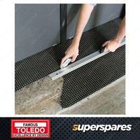 Toledo Single Sided Aluminium Cutting Metric Rule - 500mm Length Ruller