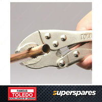 1 piece of Toledo Lock-Grip Plier - Curved Jaw Opening 38mm Length 180mm