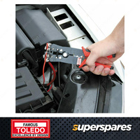 Toledo Heavy Duty Crimper Cutter Stripper Up to 10 AWG Wire Length 205mm