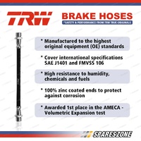 2 x TRW Rear Axle Brake Hoses for Mazda B1800 B2000 B2200 PE UF 1.8L 2.0L 2.2L