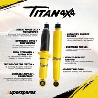 2" Lift Kit Titan 4X4 Foam Cell Shocks King Coil Spring for Holden Colorado 7 RG