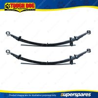 2 x Front Tough Dog 50mm Lift HD Leaf Springs for Toyota Hilux 04/1979-1997