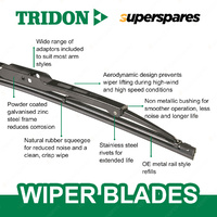 Tridon Front + Rear Complete Wiper Blade Set for Suzuki SX4 GY 2006-2012