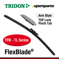 Pair Tridon FlexBlade Frameless Windscreen Wiper Blades for Audi TT 2006-2012