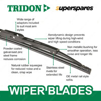 Tridon Passenger Side Wiper Blade for Toyota Landcruiser Prado 75 95 Series MR 2