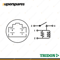 Tridon 4 Pin Replacement Relay for Toyota 12 Volt 22Amp Blister Pack