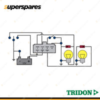 Tridon Electronic Flasher for Ford Festiva Laser KJ Probe ST SU SV Telstar AX AY