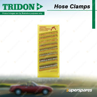 Tridon Hose Clamp Merchandiser 382mm x 934mm - Part Stainless Steel Multipurpose