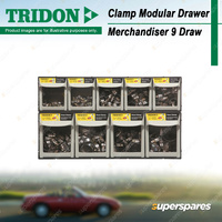 Tridon Clamp Modular Drawer Merchandiser 9 Draw - Part Stainless Steel