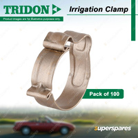 Tridon Irrigation Clamps IR Series Gold 15.5mm-17.0mm - Pack of 100