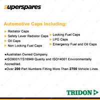 Tridon Oil Cap for Isuzu Bellett Bighorn UBS25 Florian MU UCS17 1.5 1.6 2.6 3.2L