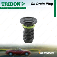 Tridon Replacement Oil Drain Plug - High Quality Polymer Includes O-Ring