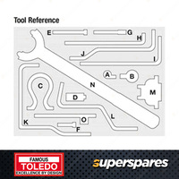 Toledo Timing Tool Kit for Holden Jackaroo UBS92 3.1L 4JG2 1992-1998 15 Pcs