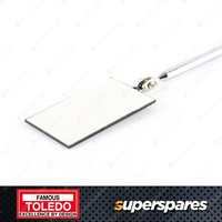 Toledo Inspection Mirror Telescopic Square - Size 50 x 88mm Range 215-490mm