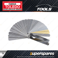 Toledo Feeler Gauge - Straight 38 Blade Metric/Imperial 0.038-0.889mm
