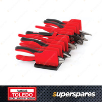 Toledo Plier Rack Organiser - Overall Length 300mm with 13 Adjustable Dividers