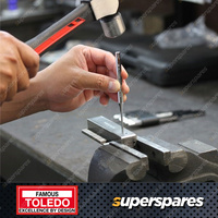 Toledo Pin Punch Set 6 pcs - Size 2 3 4 5 6 & 8mm CR-Moly Polished