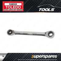 Toledo Dual Head Ratchet Wrench - Metric Size 8 10 12 13mm Four in One