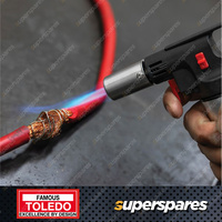 Toledo Jet Flame Torch - Butane Piezo Ignition System with Safety Lock