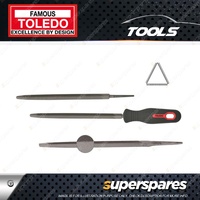 Toledo Double Extra Slim Taper Saw - Length 150mm Second Cut Pack of 6