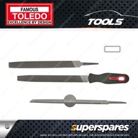 Toledo Flat File - Length 350mm Width 33.5mm Second Cut Pack of 6