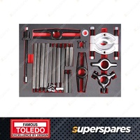 Toledo Master Hydraulic Puller & Bearing Separator Kit Spread 180mm Reach 425mm