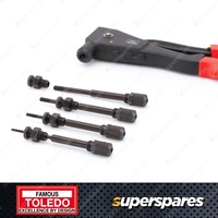 Toledo Rivet Nut Mandrels - Compatible with 301798 Nut Riveter M3-M6