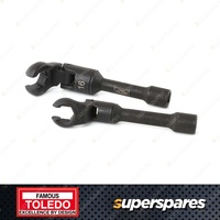 Toledo Diesel Injector Wrench Set - Square Drive 3/8" Flexible Head