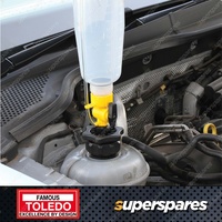 Toledo Coolant Funnel Set Universal - 2L Range 31-45mm Includes 11 Adaptors