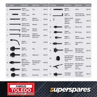 Toledo Transmission Filling Kit - Includes 23 Transmission Adaptors 6L tank