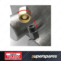 Toledo Fuel Line Cap Nut Set - Manufactured from Heavy Duty Steel