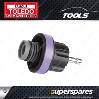 Toledo Cooling System Tester Adaptor - No.16 Internal Thread Purple