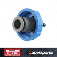 Toledo Cooling System Tester Adaptor - No.28 Internal Thread Blue