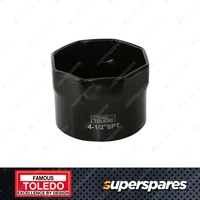 Toledo Wheel Bearing Lock Nut Socket - Octagon 8 Point Size 4 1/2 Inch